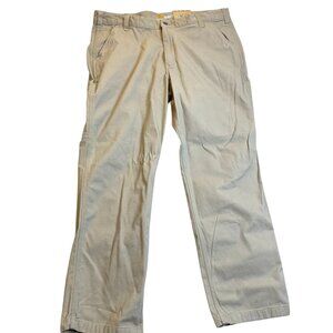 Carhartt Mens Dungaree Pants 40x32 Rugged Flex Relaxed Fit Rigby  Beige Stretch